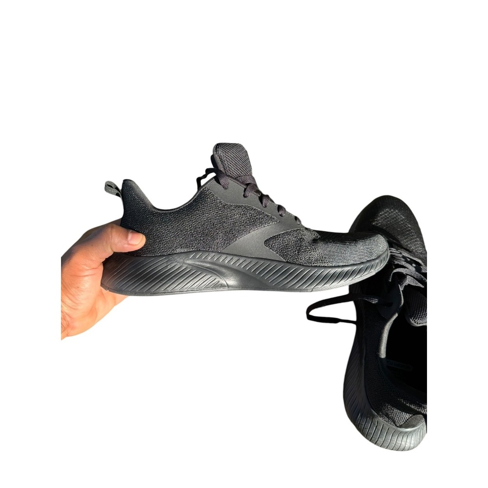 Athletic Works Men's Memory Foam Mesh Walking Sneaker Black Size 9